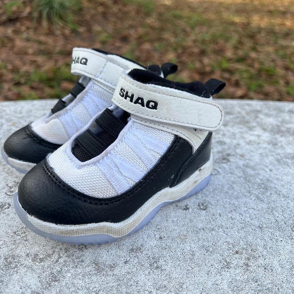 Shaq Other - Shaq Toddler Boys Black White High Top Basketball Sneakers IBSQ21CA004 Size 4